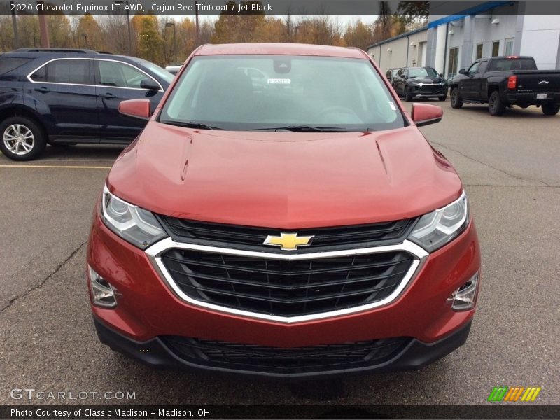 Cajun Red Tintcoat / Jet Black 2020 Chevrolet Equinox LT AWD
