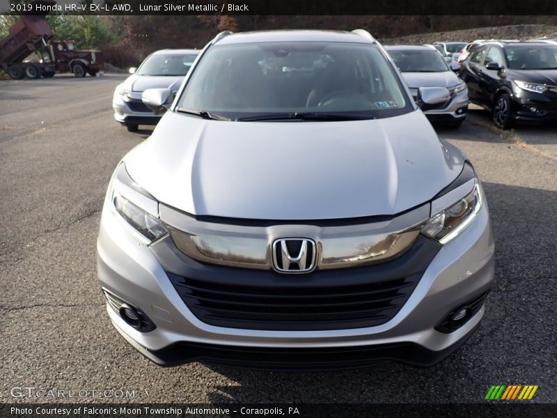 Lunar Silver Metallic / Black 2019 Honda HR-V EX-L AWD