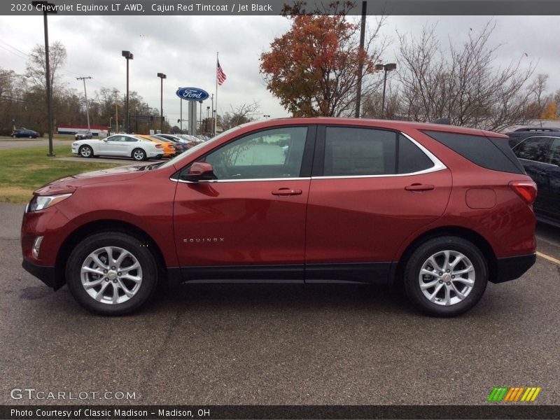 Cajun Red Tintcoat / Jet Black 2020 Chevrolet Equinox LT AWD