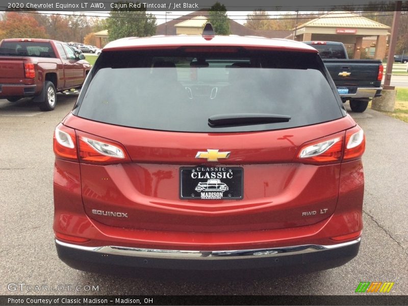 Cajun Red Tintcoat / Jet Black 2020 Chevrolet Equinox LT AWD