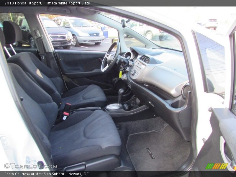 Taffeta White / Sport Black 2010 Honda Fit Sport