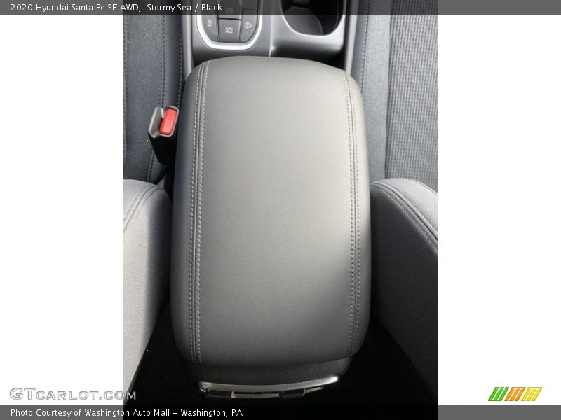 Stormy Sea / Black 2020 Hyundai Santa Fe SE AWD