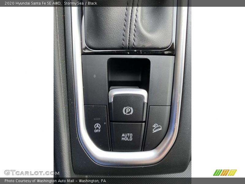 Stormy Sea / Black 2020 Hyundai Santa Fe SE AWD