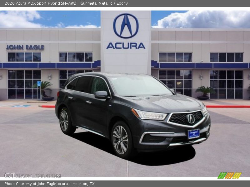 Gunmetal Metallic / Ebony 2020 Acura MDX Sport Hybrid SH-AWD