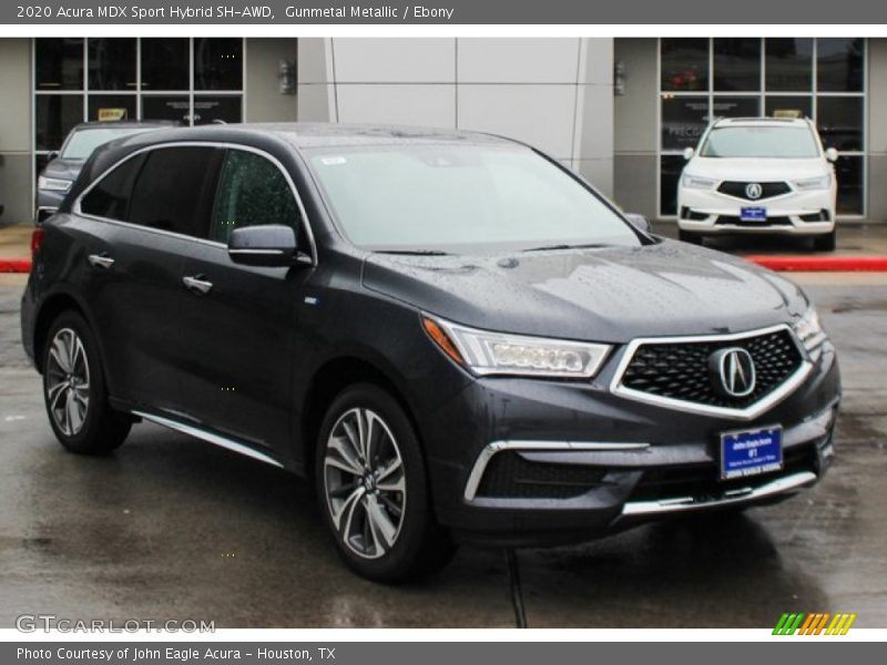 Gunmetal Metallic / Ebony 2020 Acura MDX Sport Hybrid SH-AWD