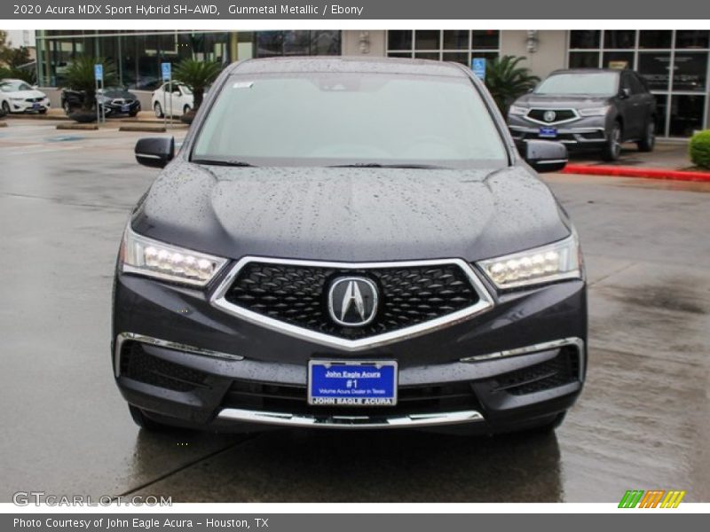 Gunmetal Metallic / Ebony 2020 Acura MDX Sport Hybrid SH-AWD