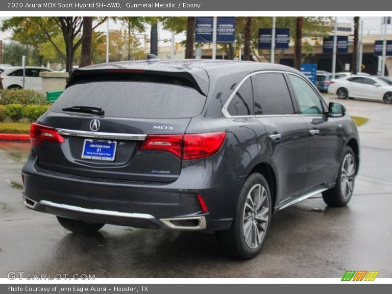 Gunmetal Metallic / Ebony 2020 Acura MDX Sport Hybrid SH-AWD