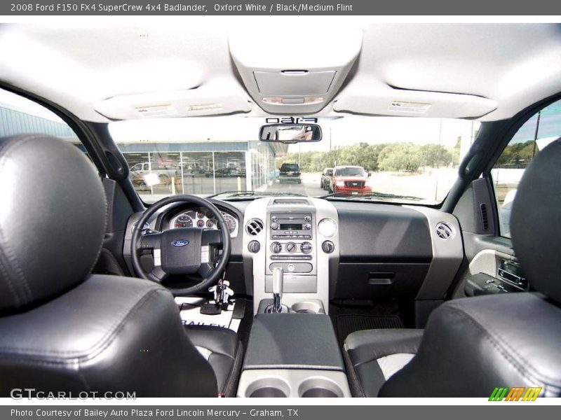 Oxford White / Black/Medium Flint 2008 Ford F150 FX4 SuperCrew 4x4 Badlander
