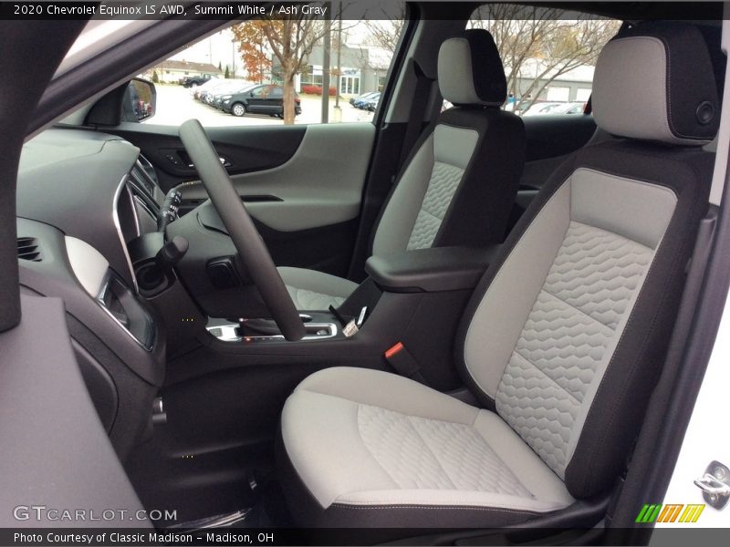 Summit White / Ash Gray 2020 Chevrolet Equinox LS AWD