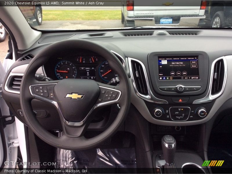 Summit White / Ash Gray 2020 Chevrolet Equinox LS AWD