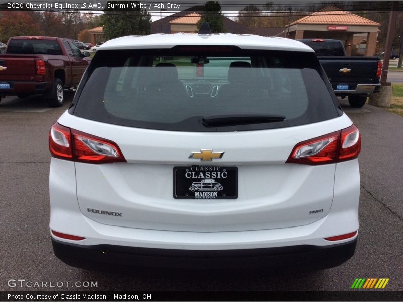 Summit White / Ash Gray 2020 Chevrolet Equinox LS AWD