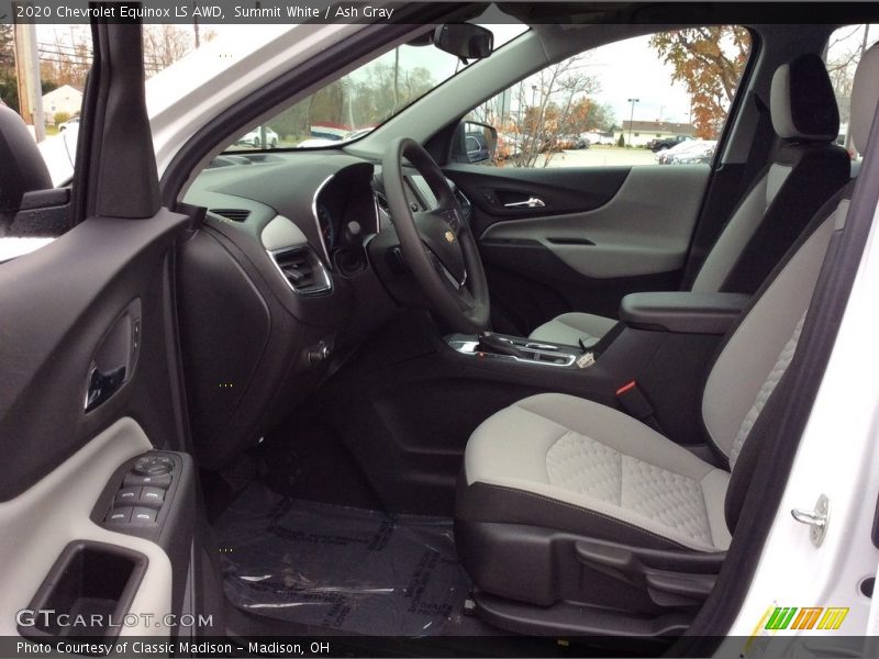 Summit White / Ash Gray 2020 Chevrolet Equinox LS AWD