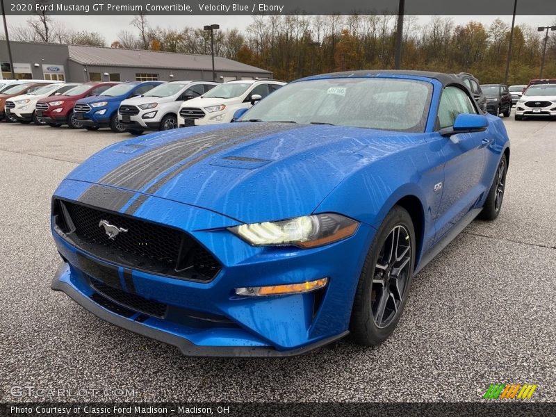 Front 3/4 View of 2020 Mustang GT Premium Convertible