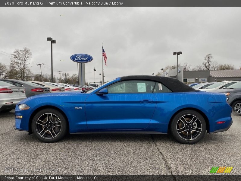  2020 Mustang GT Premium Convertible Velocity Blue
