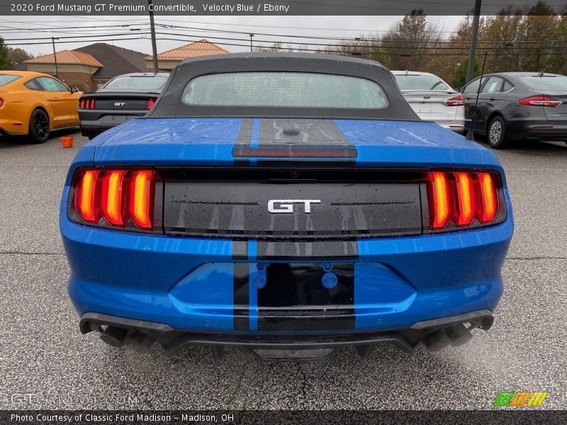 Velocity Blue / Ebony 2020 Ford Mustang GT Premium Convertible