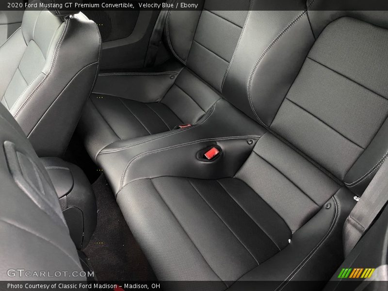 Rear Seat of 2020 Mustang GT Premium Convertible