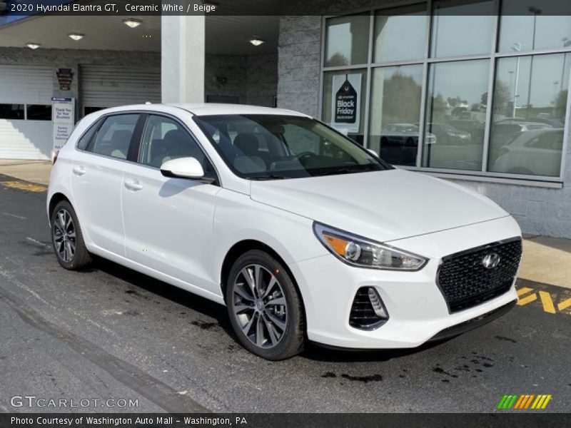 Ceramic White / Beige 2020 Hyundai Elantra GT