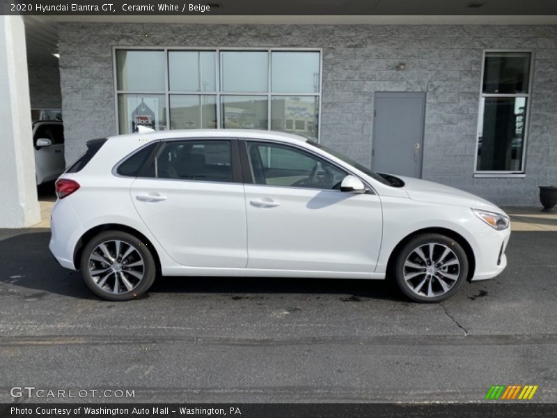 Ceramic White / Beige 2020 Hyundai Elantra GT