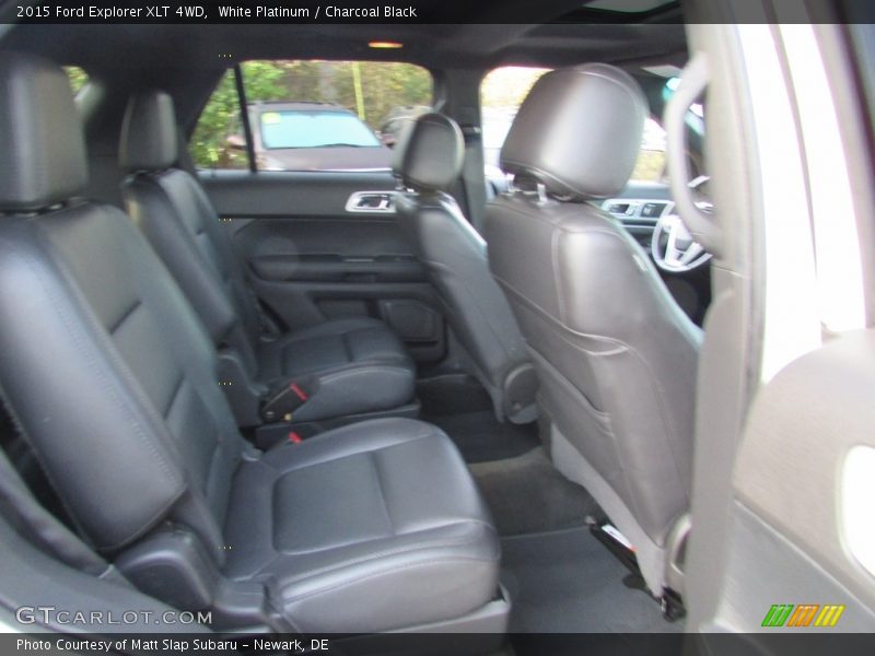 White Platinum / Charcoal Black 2015 Ford Explorer XLT 4WD