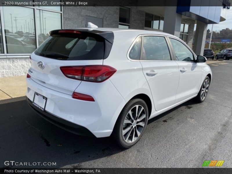 Ceramic White / Beige 2020 Hyundai Elantra GT