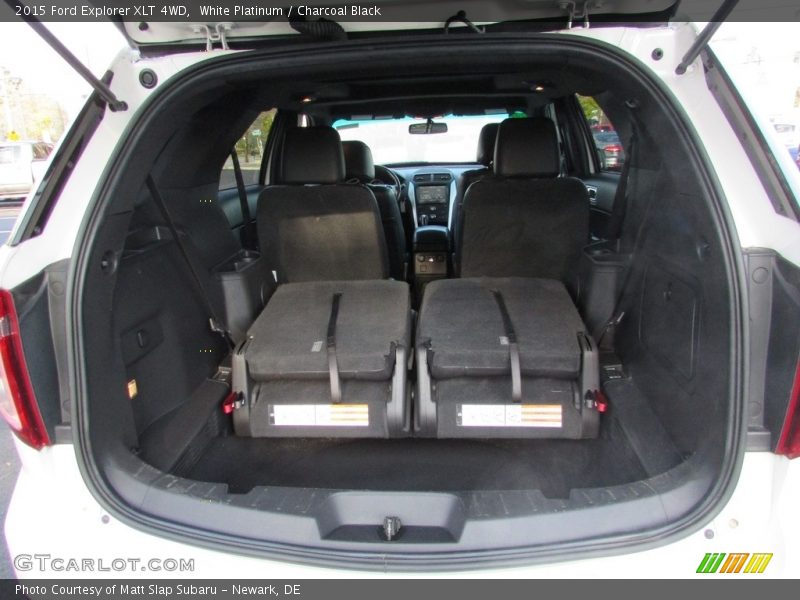 White Platinum / Charcoal Black 2015 Ford Explorer XLT 4WD