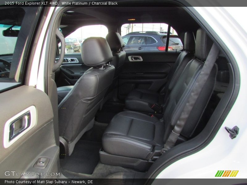 White Platinum / Charcoal Black 2015 Ford Explorer XLT 4WD