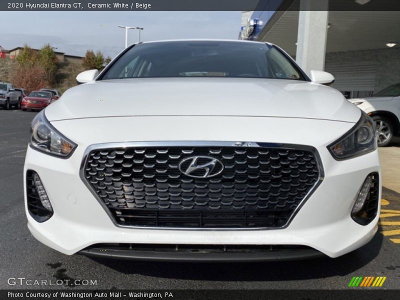 Ceramic White / Beige 2020 Hyundai Elantra GT