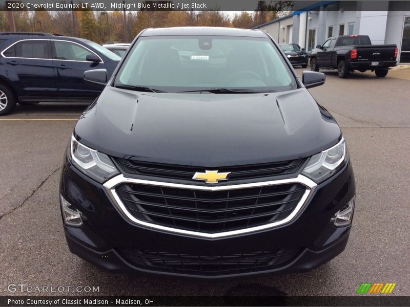 Midnight Blue Metallic / Jet Black 2020 Chevrolet Equinox LT AWD