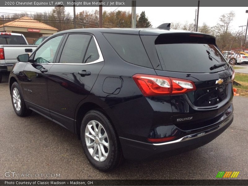 Midnight Blue Metallic / Jet Black 2020 Chevrolet Equinox LT AWD
