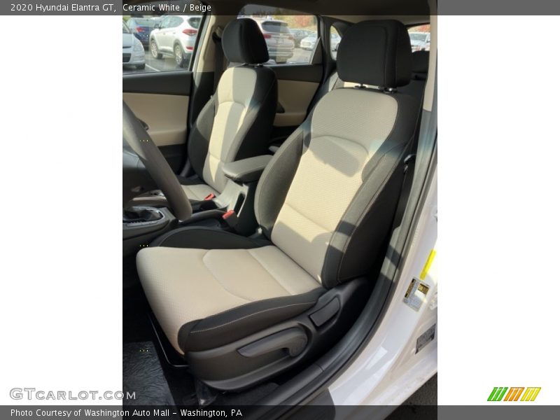 Ceramic White / Beige 2020 Hyundai Elantra GT