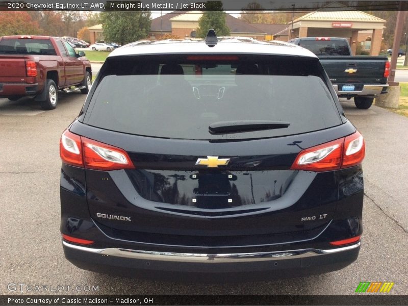 Midnight Blue Metallic / Jet Black 2020 Chevrolet Equinox LT AWD