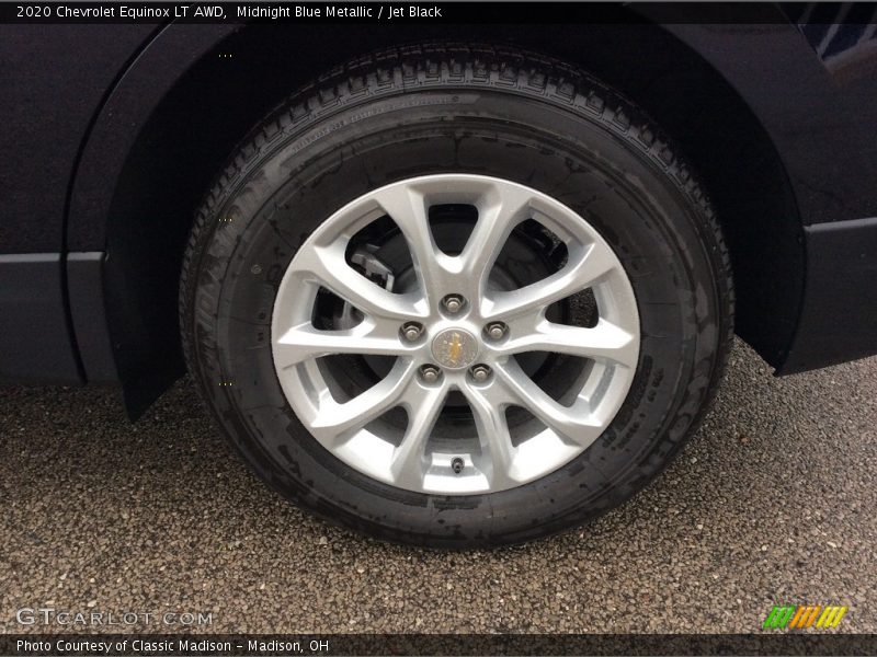 Midnight Blue Metallic / Jet Black 2020 Chevrolet Equinox LT AWD