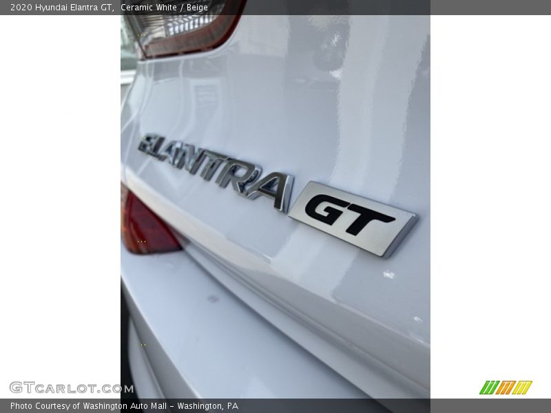 Ceramic White / Beige 2020 Hyundai Elantra GT