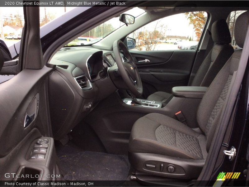 Midnight Blue Metallic / Jet Black 2020 Chevrolet Equinox LT AWD