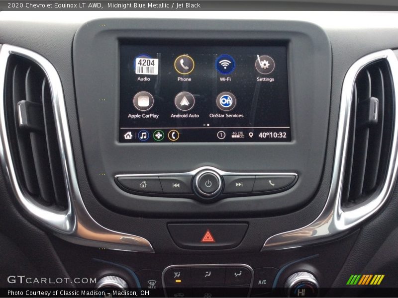 Midnight Blue Metallic / Jet Black 2020 Chevrolet Equinox LT AWD