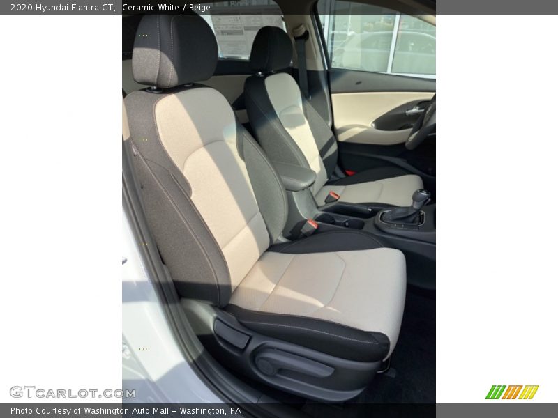 Ceramic White / Beige 2020 Hyundai Elantra GT