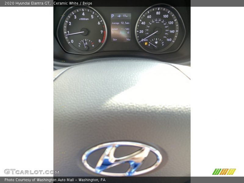 Ceramic White / Beige 2020 Hyundai Elantra GT