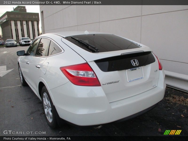 White Diamond Pearl / Black 2012 Honda Accord Crosstour EX-L 4WD