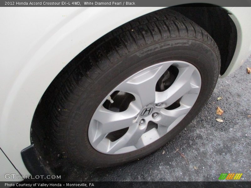 White Diamond Pearl / Black 2012 Honda Accord Crosstour EX-L 4WD