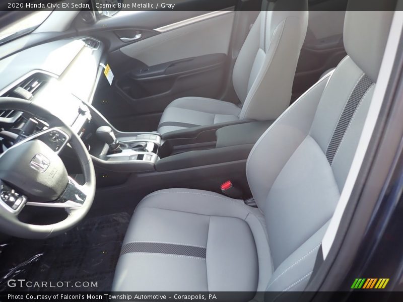 Front Seat of 2020 Civic EX Sedan