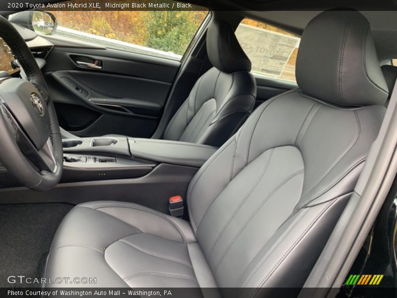 Front Seat of 2020 Avalon Hybrid XLE