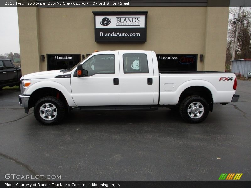 Oxford White / Steel 2016 Ford F250 Super Duty XL Crew Cab 4x4