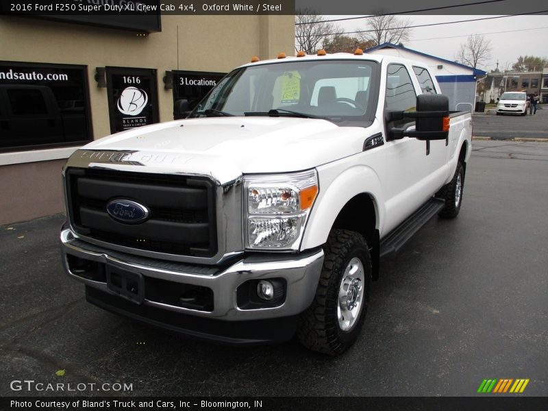 Oxford White / Steel 2016 Ford F250 Super Duty XL Crew Cab 4x4