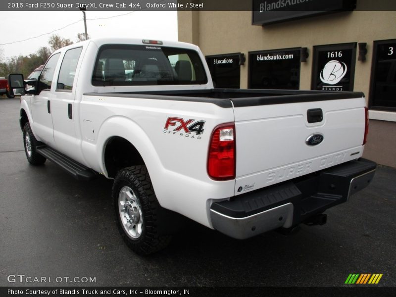 Oxford White / Steel 2016 Ford F250 Super Duty XL Crew Cab 4x4