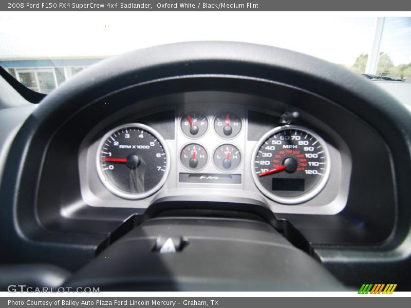 Oxford White / Black/Medium Flint 2008 Ford F150 FX4 SuperCrew 4x4 Badlander