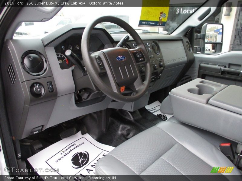 Oxford White / Steel 2016 Ford F250 Super Duty XL Crew Cab 4x4