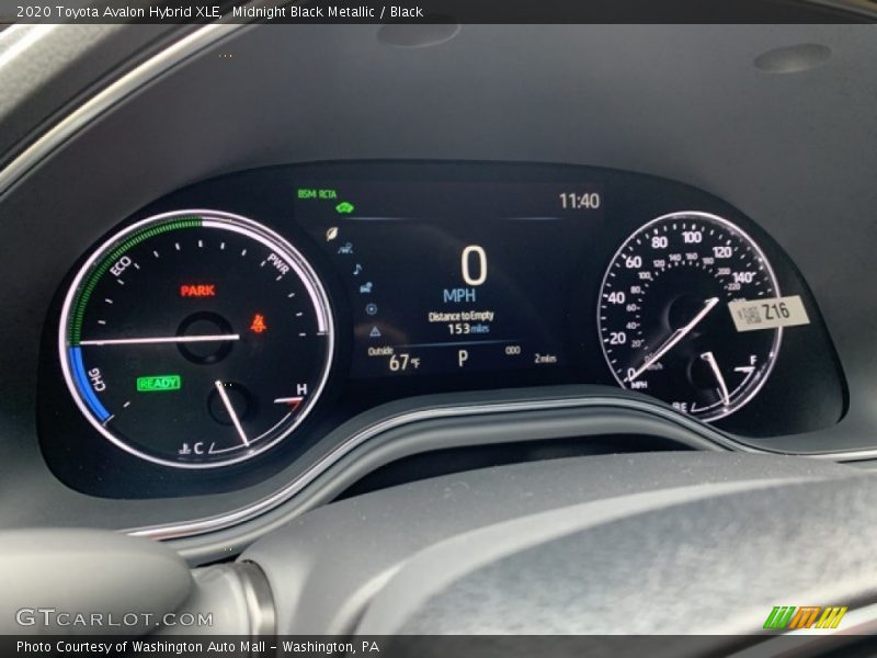  2020 Avalon Hybrid XLE Hybrid XLE Gauges