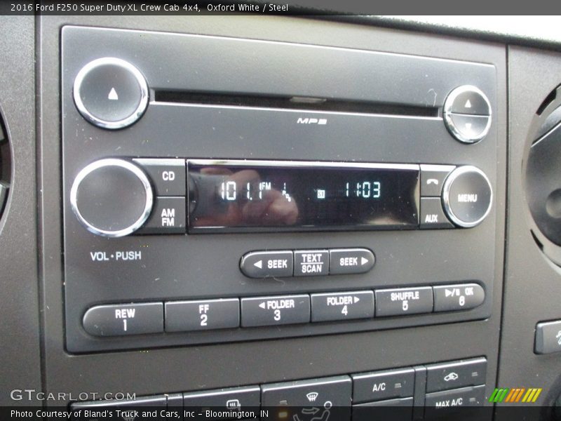 Oxford White / Steel 2016 Ford F250 Super Duty XL Crew Cab 4x4