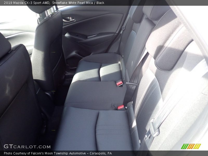 Snowflake White Pearl Mica / Black 2019 Mazda CX-3 Sport AWD