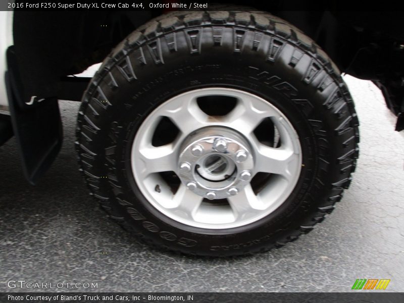 Oxford White / Steel 2016 Ford F250 Super Duty XL Crew Cab 4x4